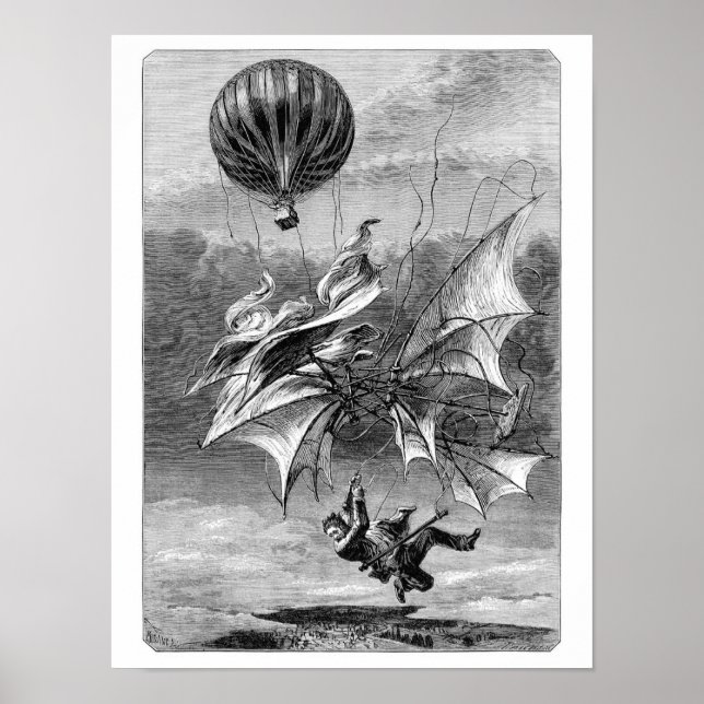 Affiche Fall of the Flying Man (Devant)