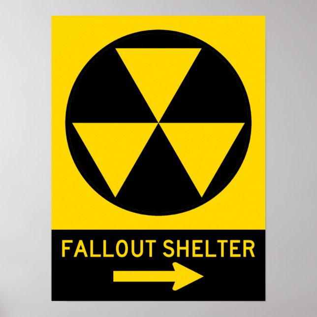 Affiche Fallout Shelter Guide Highway Sign (Devant)