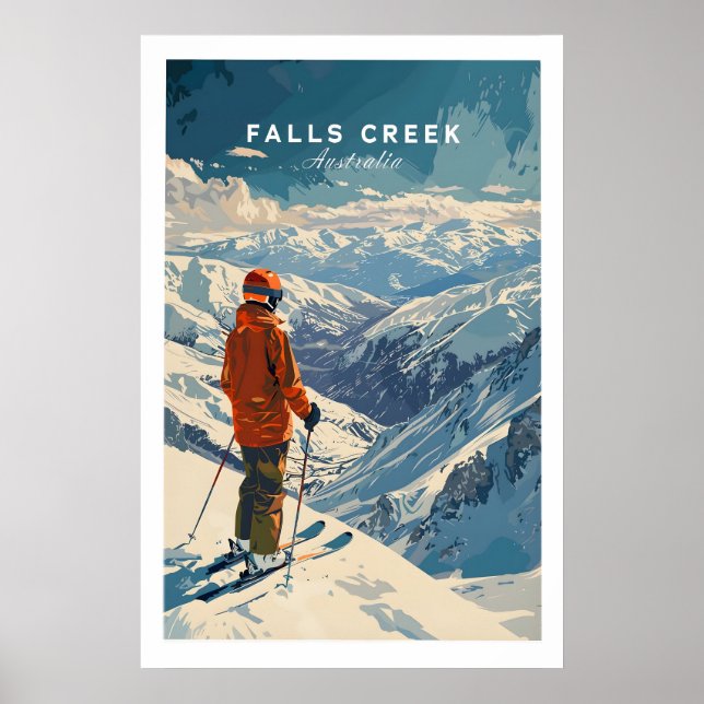 Affiche Falls Creek Print Australia 1 (Devant)