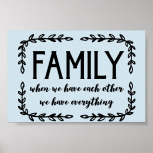 Affiche Famille
