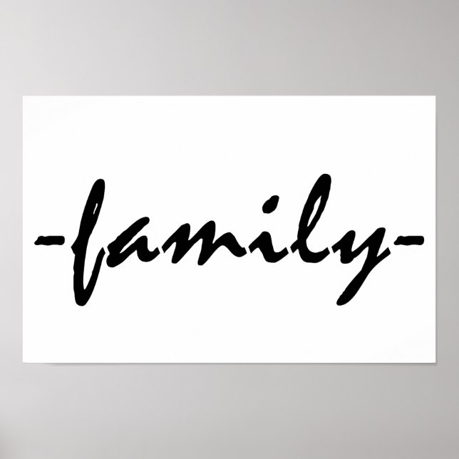 Affiche Famille (Devant)