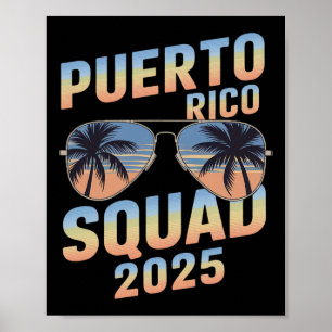Affiche Famille 2025 Correspondance Porto Rico Voyage de F