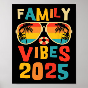 Affiche Famille 2025 Vibes Famille Réunion vacances Faire 