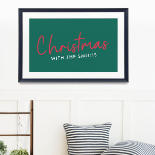 Affiche Famille Christmas   Stylish Trendy