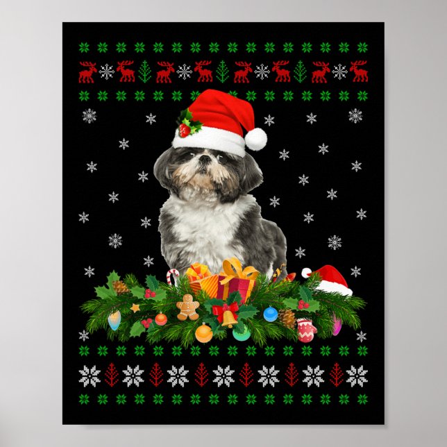 Affiche Famille Correspondant Noël Éclairage laide Chih Tz (Devant)