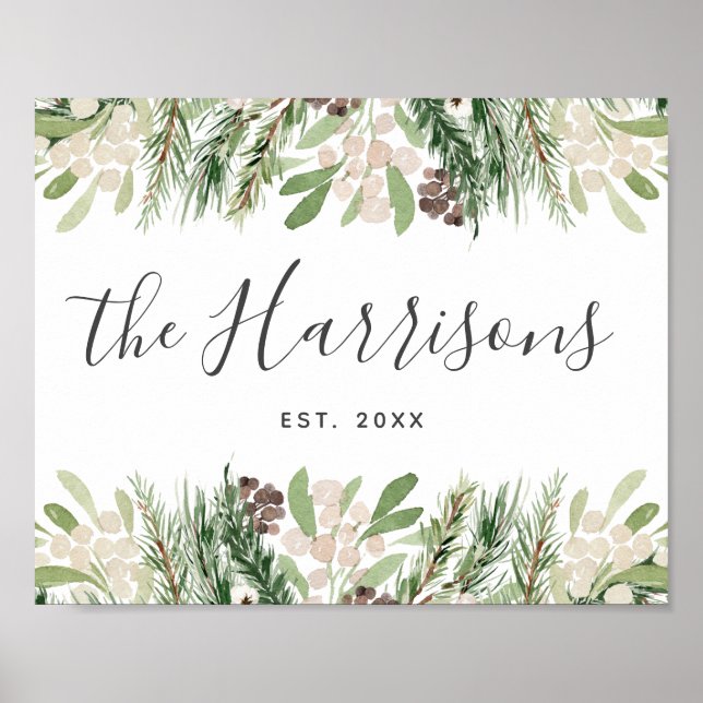 Affiche Famille de ferme personnalisée établie (Devant)