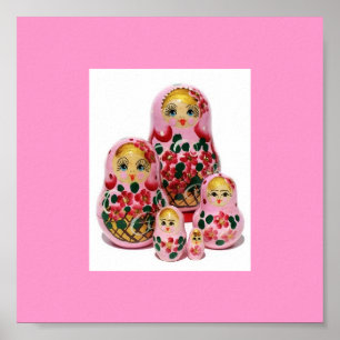 Affiche Famille de Matryoshka