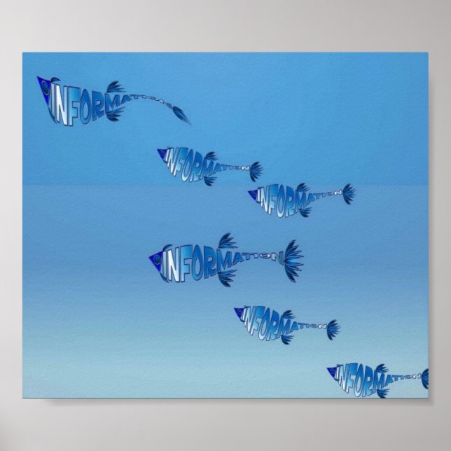 Affiche Famille de poissons Info (Devant)