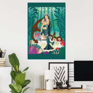 Affiche Famille de sirène