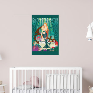Affiche Famille de sirènes (roux)