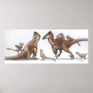 Affiche Famille Deinonychus