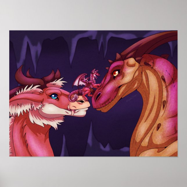 Affiche Famille des Dragons (Devant)