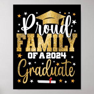 Affiche Famille D'Un Diplômé De 2024 Cl Graduation Senior