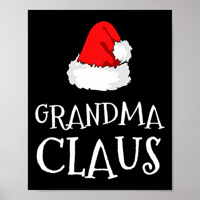Affiche Famille grand-mère Claus Noël Père Noël Casquette  (Devant)