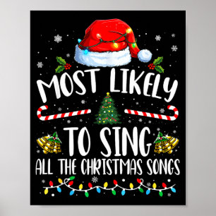 Affiche Famille la plus susceptible de chanter toutes les