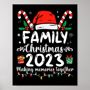 Affiche famille noël 2023 match escouade père Noël elf fun