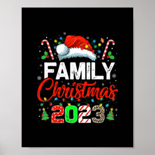 Affiche famille noël 2023 match escouade père Noël elf fun
