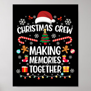 Affiche Famille Noël 2024 Noël Crew Jumelage de Noël