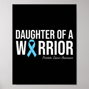 Affiche Famille Prostate Cancer Sensibilisation Léger Bleu