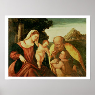 Affiche Famille sainte avec St John