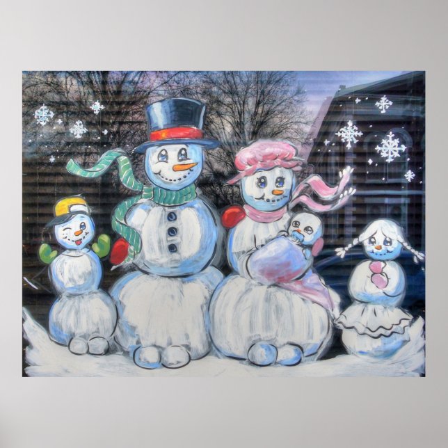 Affiche Famille Snowman (Devant)