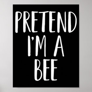 Affiche Familles d'abeilles à l'halloween pour femmes homm