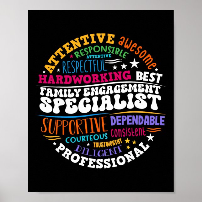 Affiche Family Engagement Specialist Appreciation Back To  (Devant)