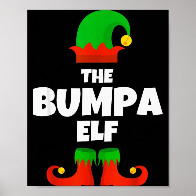 Affiche Family I'm The Bumpa Elf Christmas Matching Pajama (Devant)