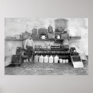 AFFICHE FAMOUS PROHIBITION AGENT - AL CAPONE'S BROTHER