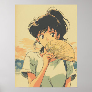 Affiche Fan & Pause「涼と考」, バリューポスターペーパー(マット)