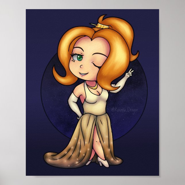 Affiche Fancy Chibi Girl (Devant)