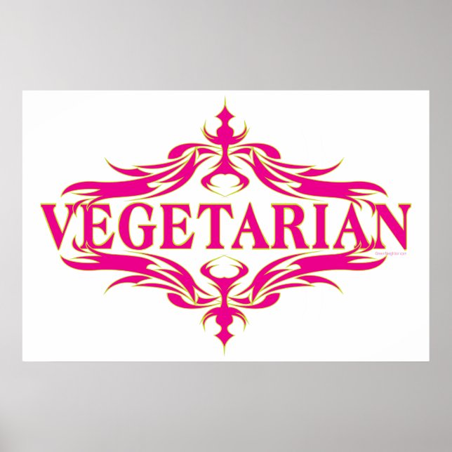 Affiche Fancy in Pink - Vegetarin (Devant)