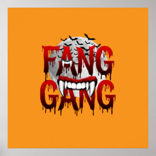 Affiche Fang Gang Tee