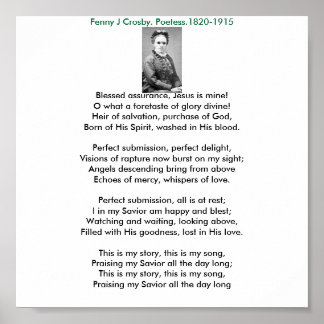 Affiche Fanny, Bénie assurance, Jésus est à moi! O quoi...