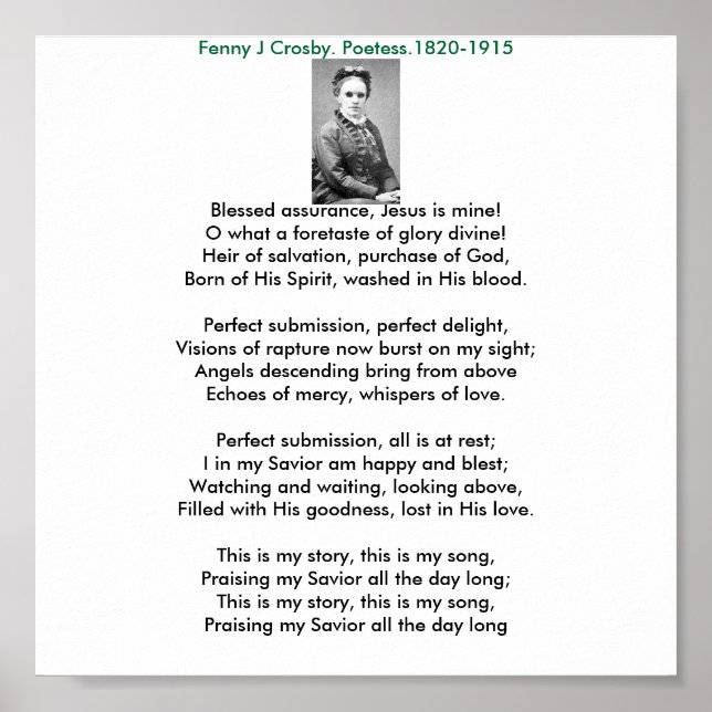 Affiche Fanny, Bénie assurance, Jésus est à moi! O quoi... (Devant)