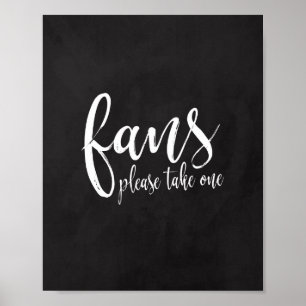 Affiche Fans Chalkboard 8x10 Signal pour Mariage extérieur