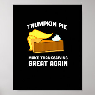 Affiche Fantaisie Chemise Trumpkin Pie Faire Thanksgiving