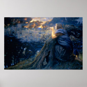 Affiche Fantaisies du crépuscule par Edward Robert Hughes