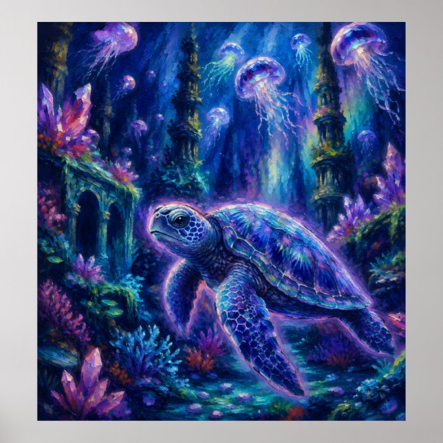 Affiche FantaisieTortueMarine (Devant)
