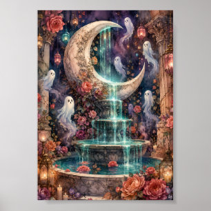 Affiche Fantasmes Fantaisistes Fontaine Magique de la Lune