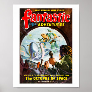 Affiche Fantastic Adventures (Oct, 1949)