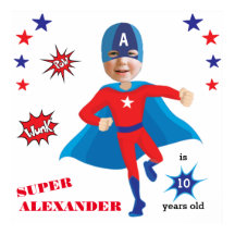 Fantastic USA Superhero Boy Birthday Tremendante