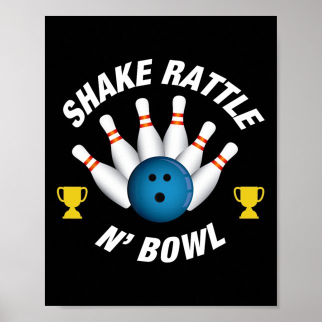Affiche Fantastique Bowling T Shirt Shake Rattle N' Bowl (Devant)