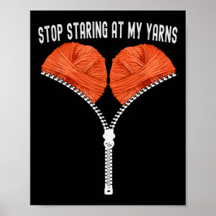 Affiche Fantastique Crochet Arrêtez De Monter À Mon Croche