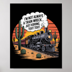 Affiche Fantastique épave De Train Juste À Casser Toot Too