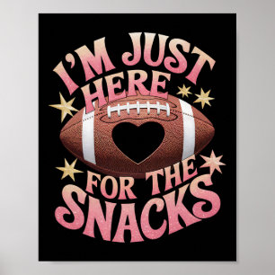 Affiche Fantastique Femme-chemise de football Je suis just