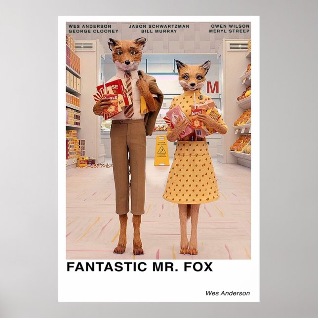 Affiche Fantastique M. Fox (Devant)