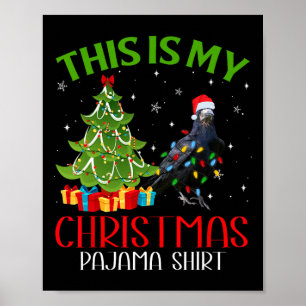 Affiche Fantastique Noël Père Noël Lumières C'Est Mon Corb