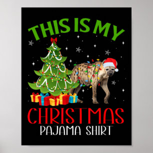 Affiche Fantastique Noël Père Noël Lumières C'Est Mon Noël