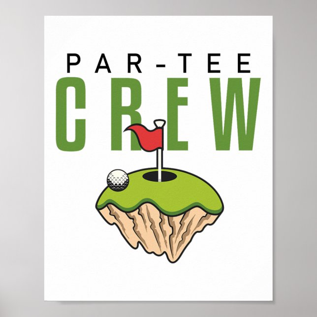 Affiche Fantastiques maillots de golf Let's Par Tee Crew G (Devant)